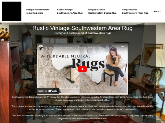 vintage-southwestern-home-rug-store/rustic-vintage-southwestern-area-rug screenshot