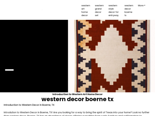 western-art-home-decor/western-decor-boerne-tx screenshot