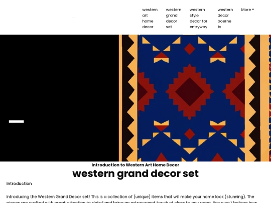western-art-home-decor/western-grand-decor-set screenshot