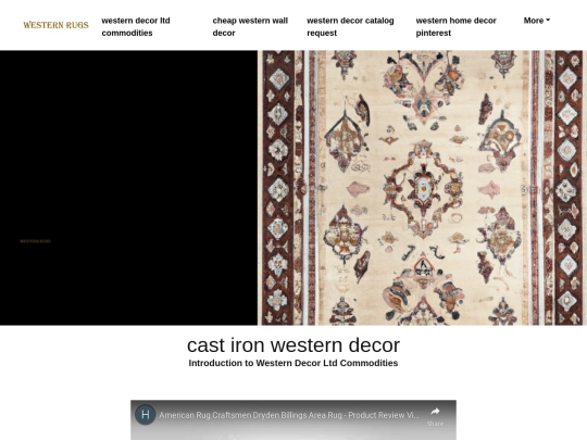 western-decor-ltd-commodities/cast-iron-western-decor screenshot