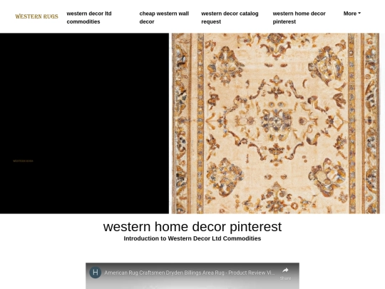western-decor-ltd-commodities/western-home-decor-pinterest screenshot