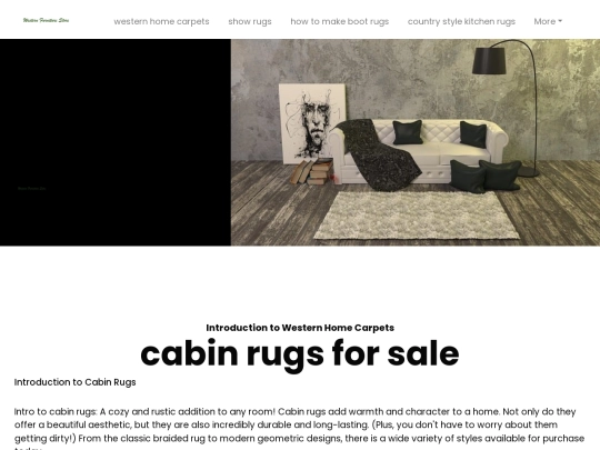 western-home-style-carpet/cabin-rugs-for-sale screenshot