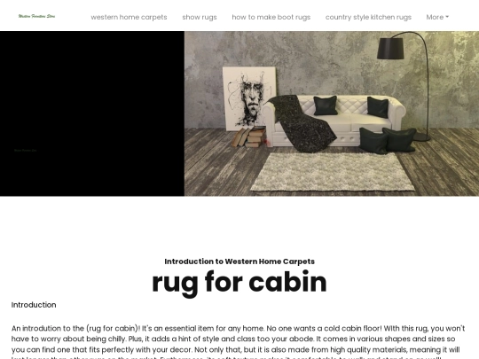 western-home-style-carpet/rug-for-cabin screenshot