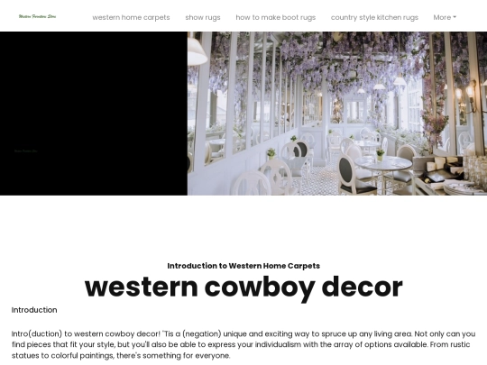 western-home-style-carpet/western-cowboy-decor screenshot