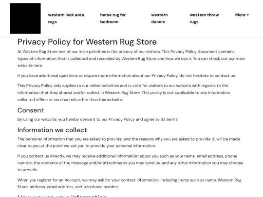 western-look-area-rugs/privacy-policy screenshot