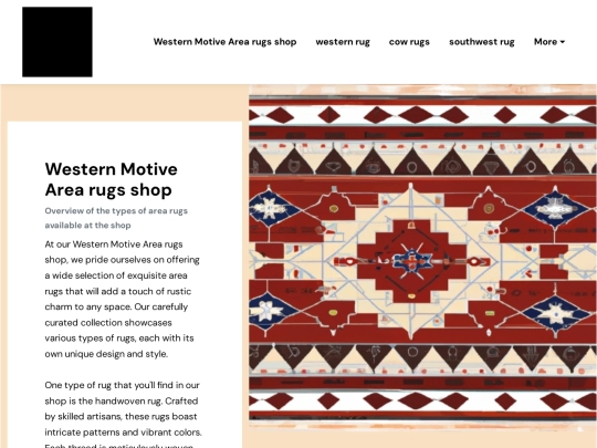 western-motive-area-rugs-shop screenshot