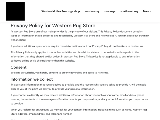 western-motive-area-rugs-shop/privacy-policy screenshot