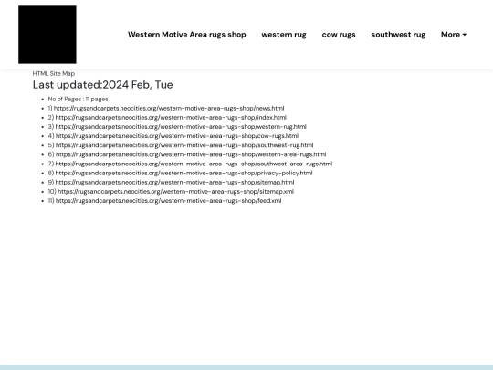 western-motive-area-rugs-shop/sitemap screenshot