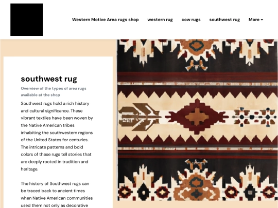 western-motive-area-rugs-shop/southwest-rug screenshot
