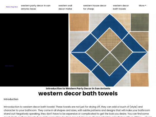 western-party-decor-in-san-antonio-texas/western-decor-bath-towels screenshot