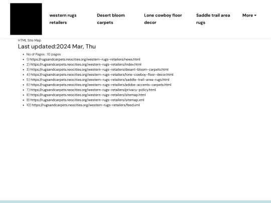 western-rugs-retailers/sitemap screenshot
