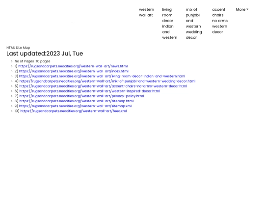 western-wall-art/sitemap screenshot