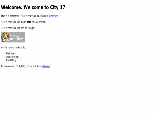 index screenshot