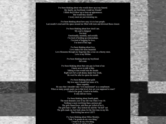 poems/thinking screenshot