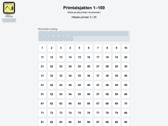 hittaPrimtal_v4 screenshot
