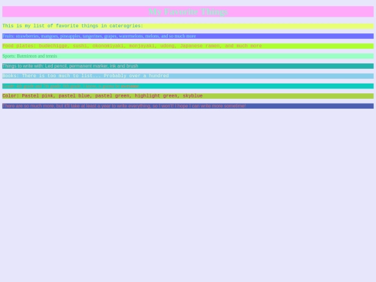 Colors screenshot