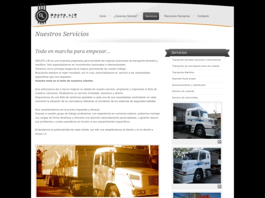 servicios screenshot