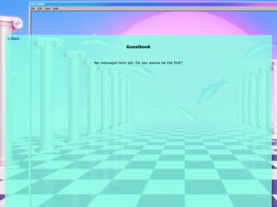 guestbook screenshot