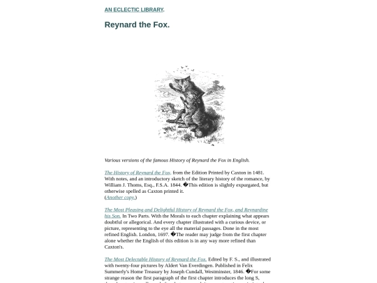 reynard-the-fox screenshot