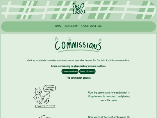 commissions screenshot
