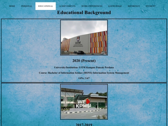 educationalbackground screenshot