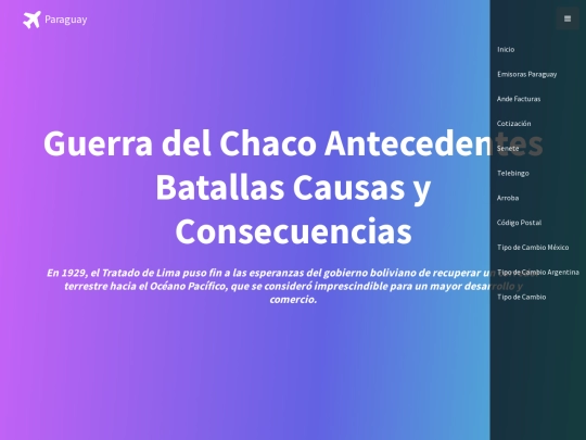 guerra_del_chaco screenshot
