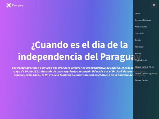 independencia_del_paraguay screenshot