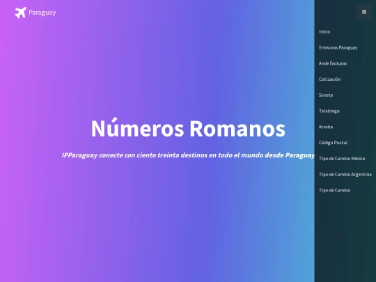 numerosromanos screenshot