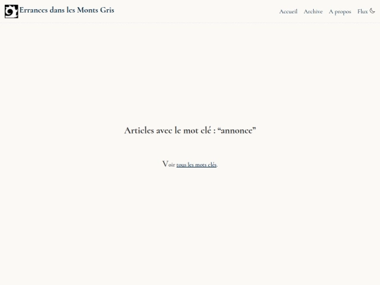 tags/annonce screenshot