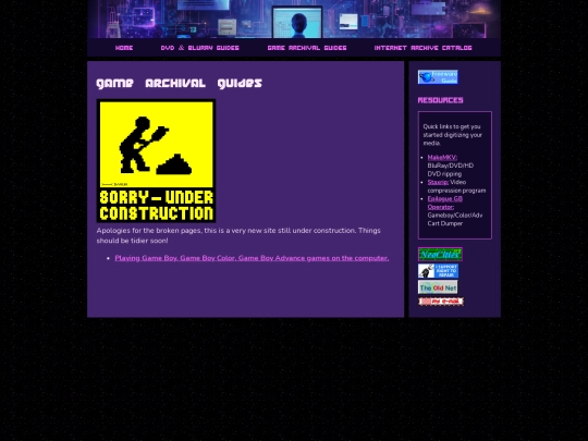 gamearchivalguides screenshot