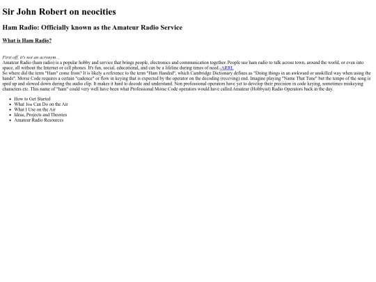 hamradio screenshot