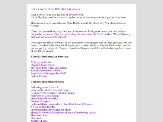 resources screenshot