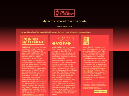 channels screenshot
