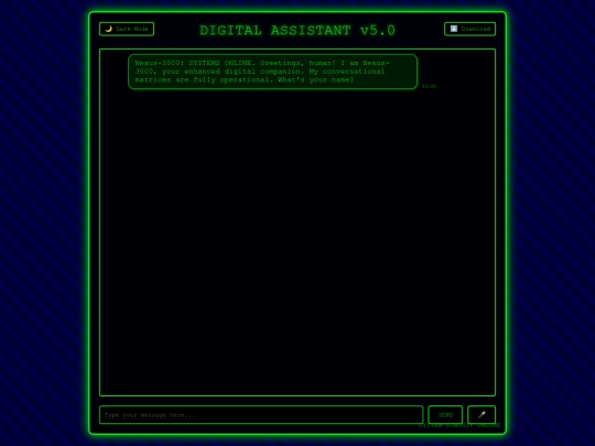 games/chatbot screenshot