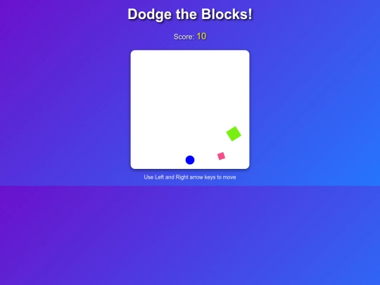 games/dodge screenshot
