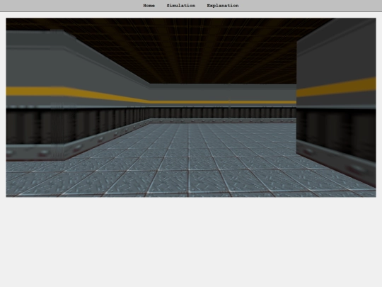 simulations/Maze simulation screenshot