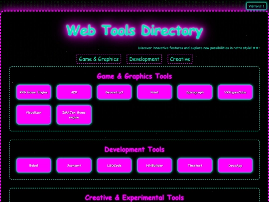 tools screenshot