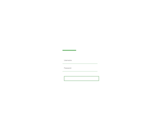 login screenshot
