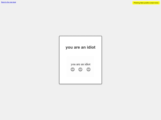 idiot screenshot