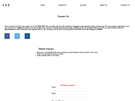 contacts screenshot