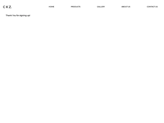 signupthankyou screenshot