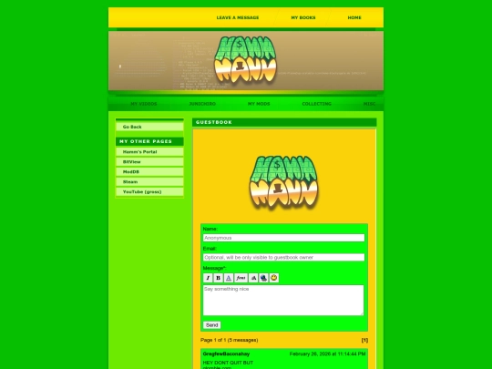 leaveamessage screenshot