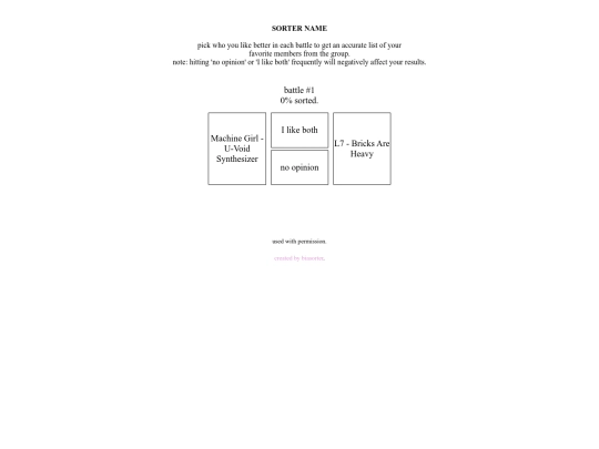 sort screenshot