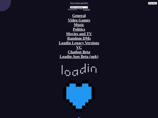 index screenshot