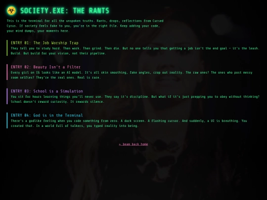 truths screenshot