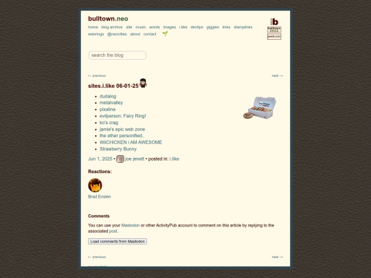 sites-i-like-06-01-25 screenshot