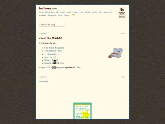 sites-i-like-08-09-25 screenshot