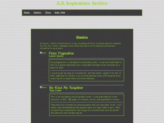 Project2/comics screenshot