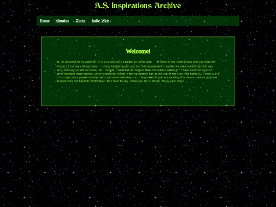 Project2 screenshot