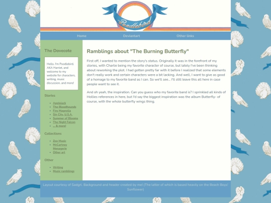 ramblingstheburningbutterfly screenshot